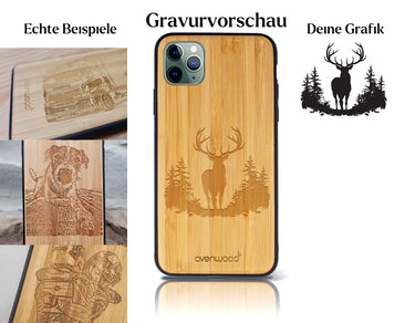 INDIVIDUELL iPhone 11 Pro Bambus-Kunststoff